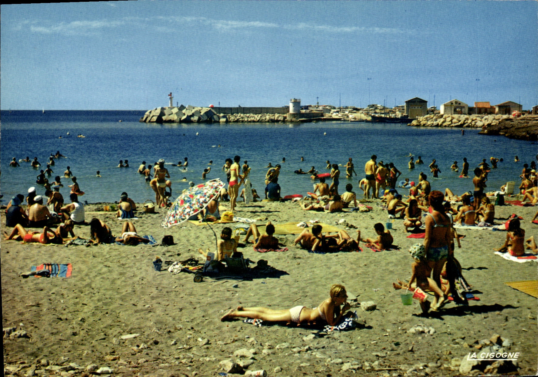 CPSM Carro La Couronne La Petite Plage