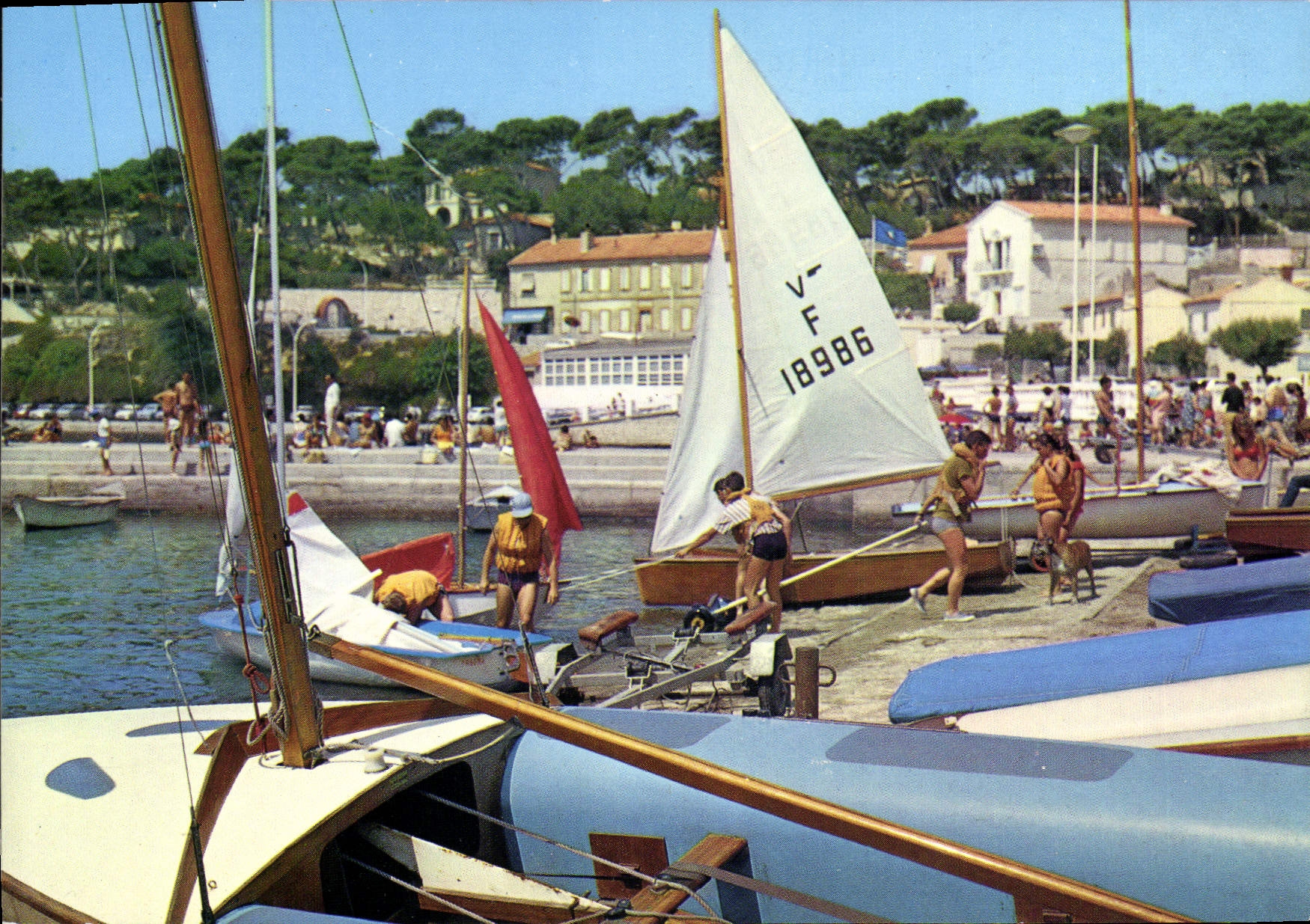 CPSM Carry le Rouet Ecole De Voile