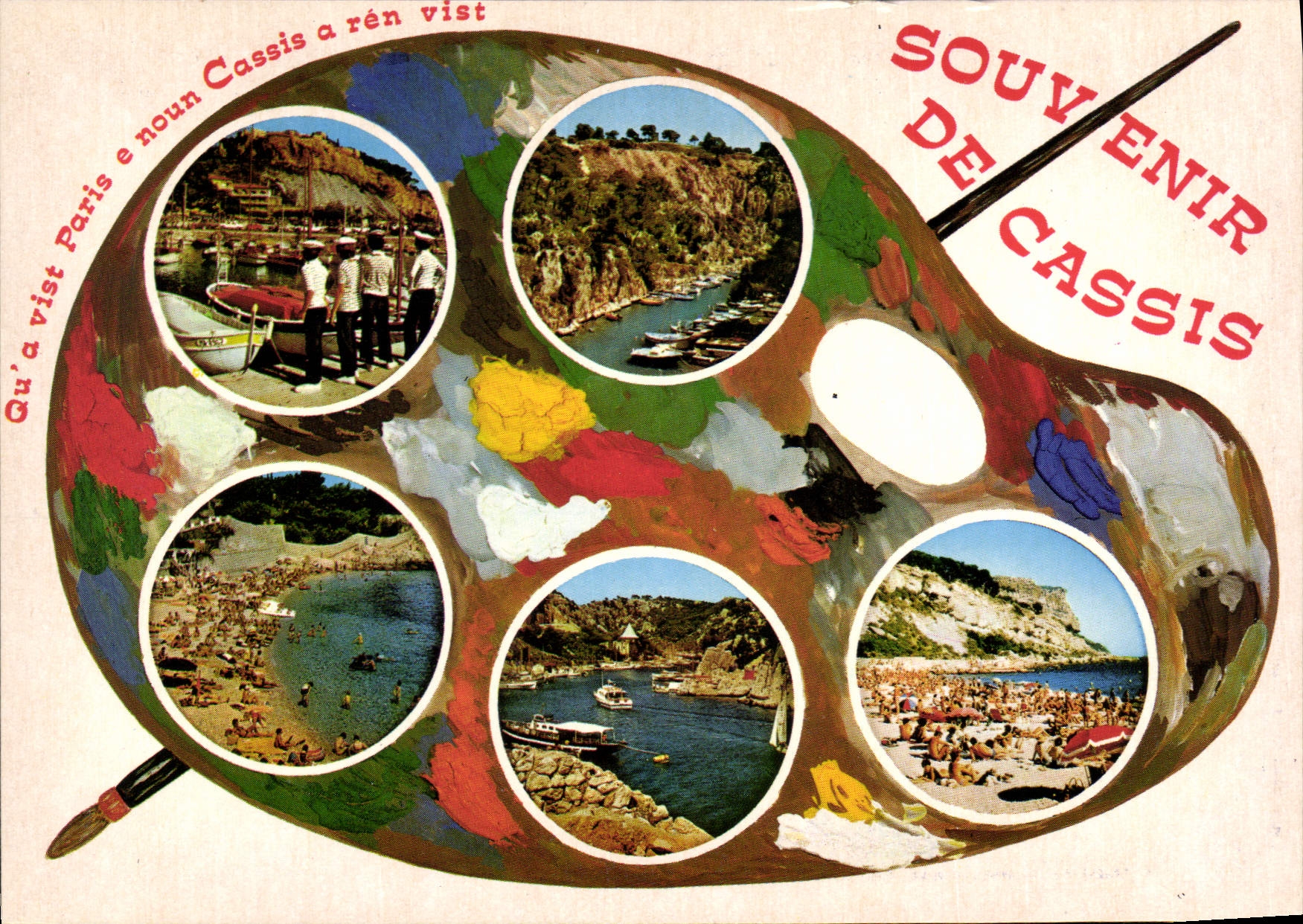 CPSM Cassis Plage Et Calanques