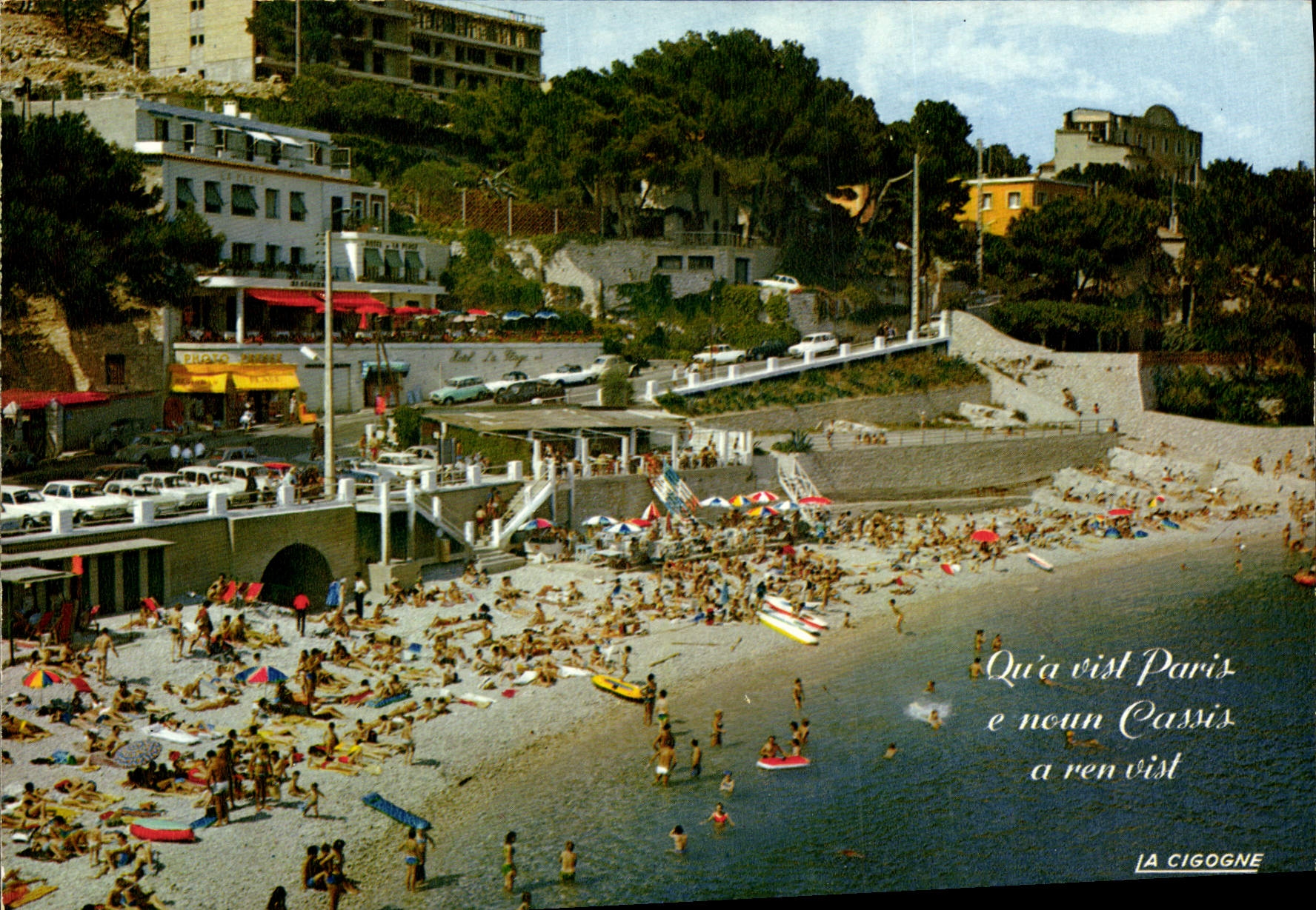 CPSM Cassis La Plage Du Bestouan