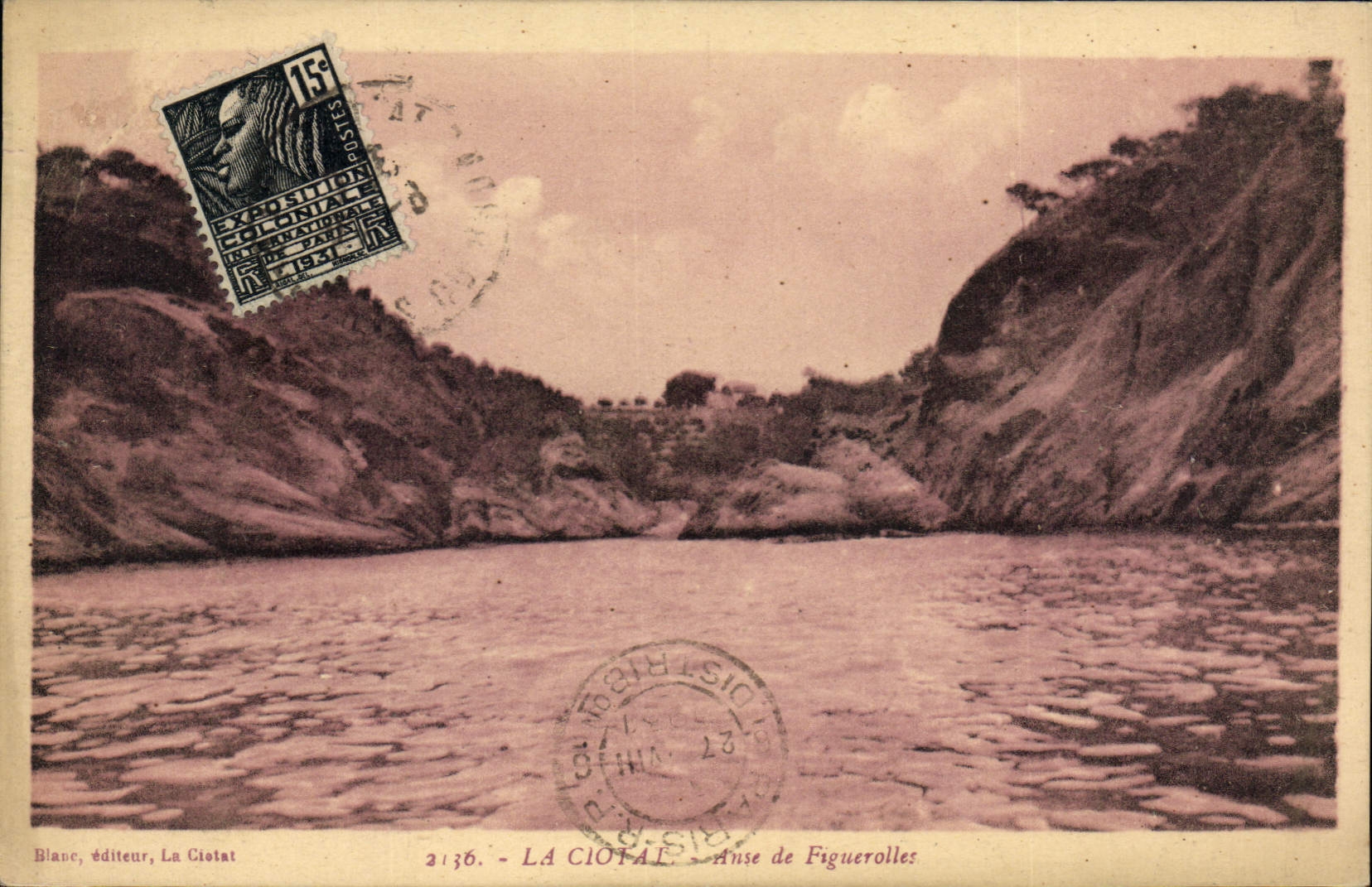 CPA La Ciotat Anse De Figuerolles