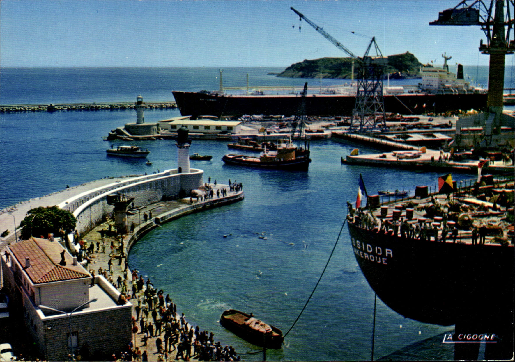 CPSM La Ciotat Le Môle Berouard Et Le Nouveau Port