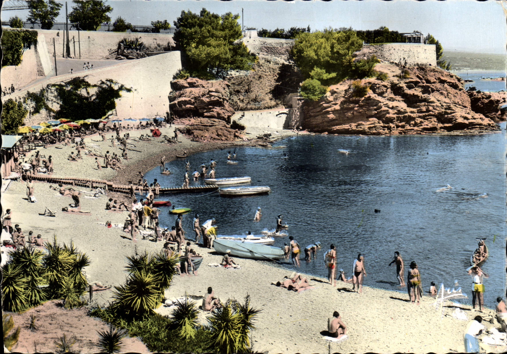 CPSM La Ciotat Plage Du Muguel