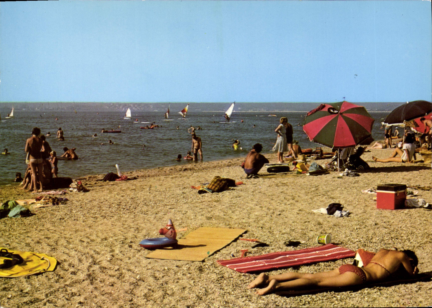 CPSM Marignane La Plage Du Jail