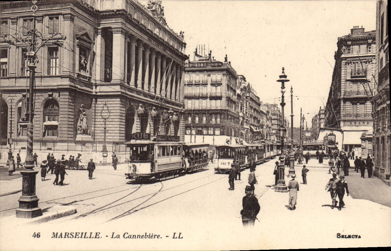 CPA Marseille La Cannebiere