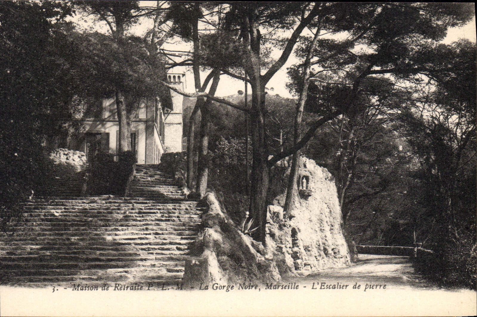 CPA Marseille Maison De Retraite PLM La Gorge Noire