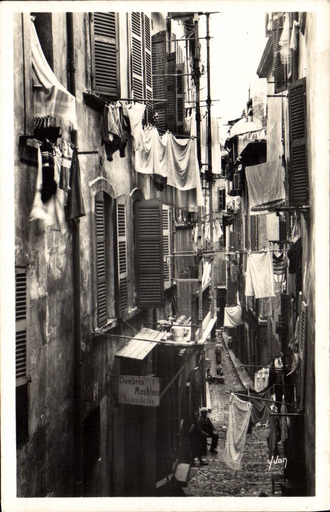 CPA Marseille Rue Du Vieux Port