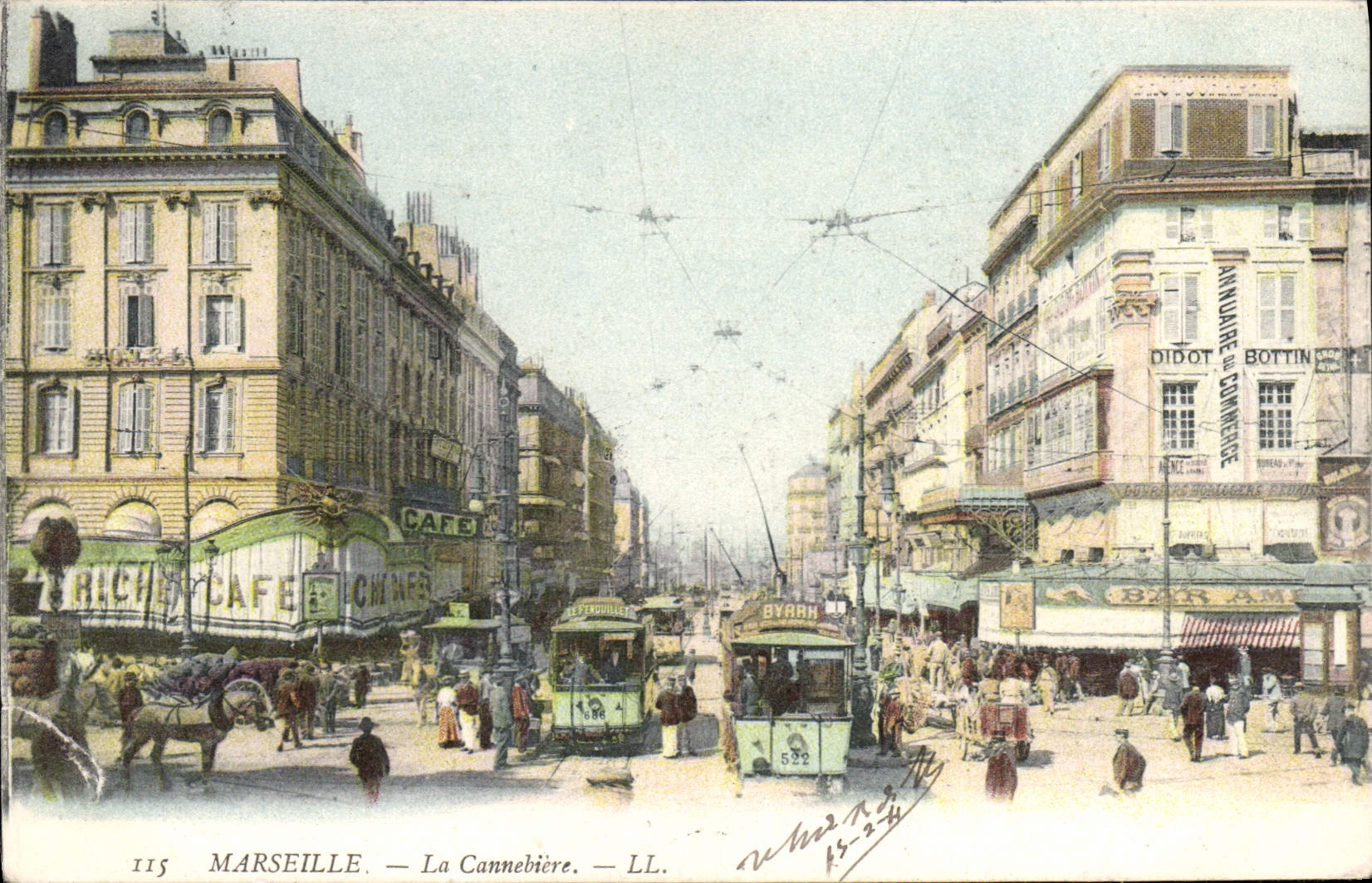 CPA Marseille La Canebiere