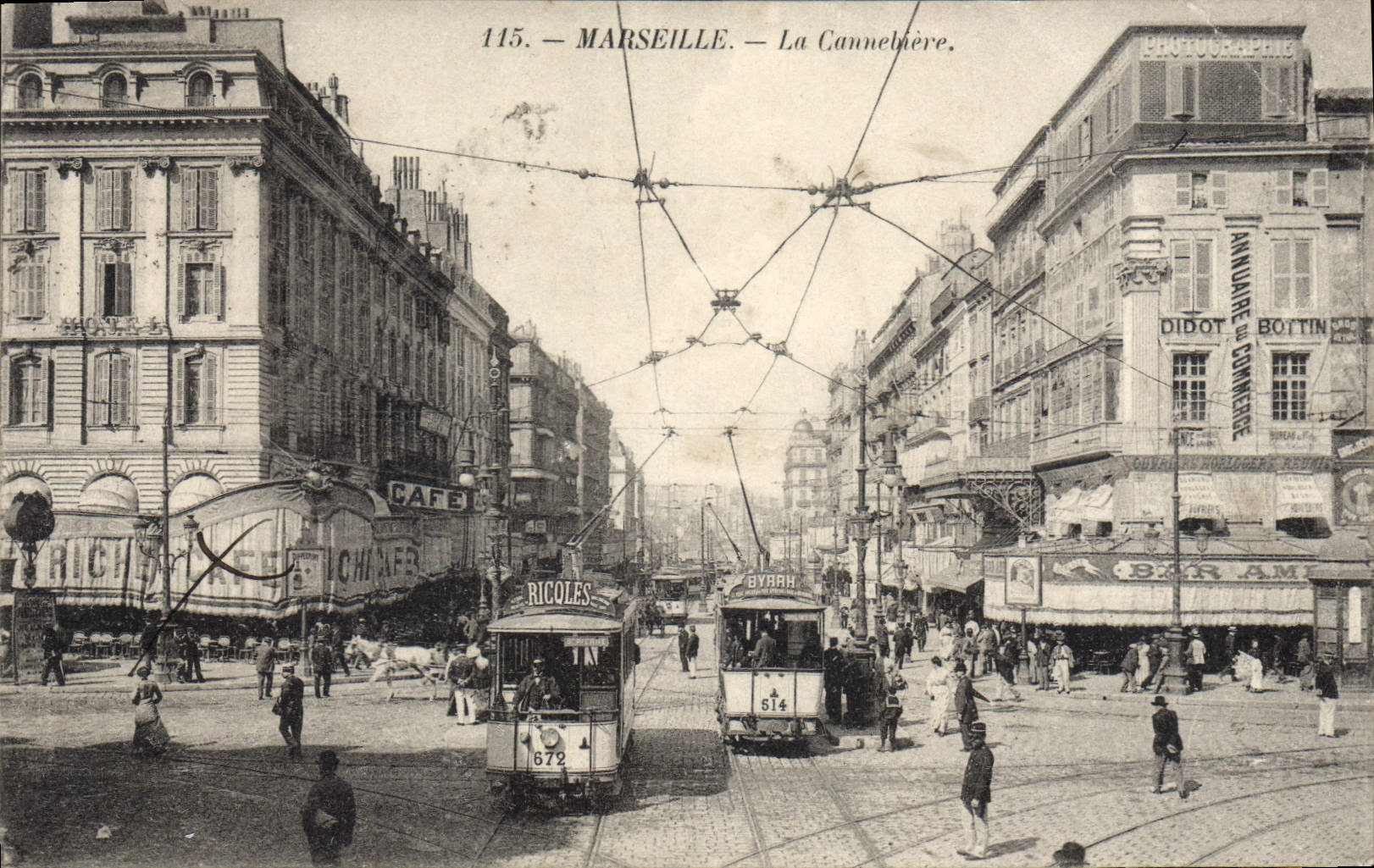 CPA Marseille La Cannebiere