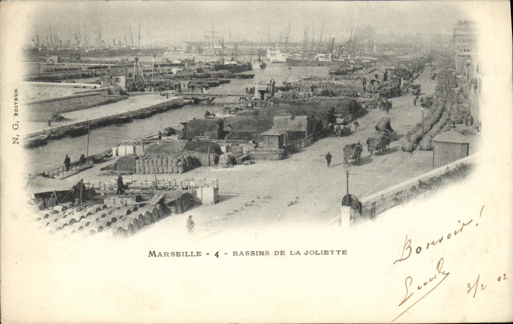 CPA Marseille Bassins De La Joliette