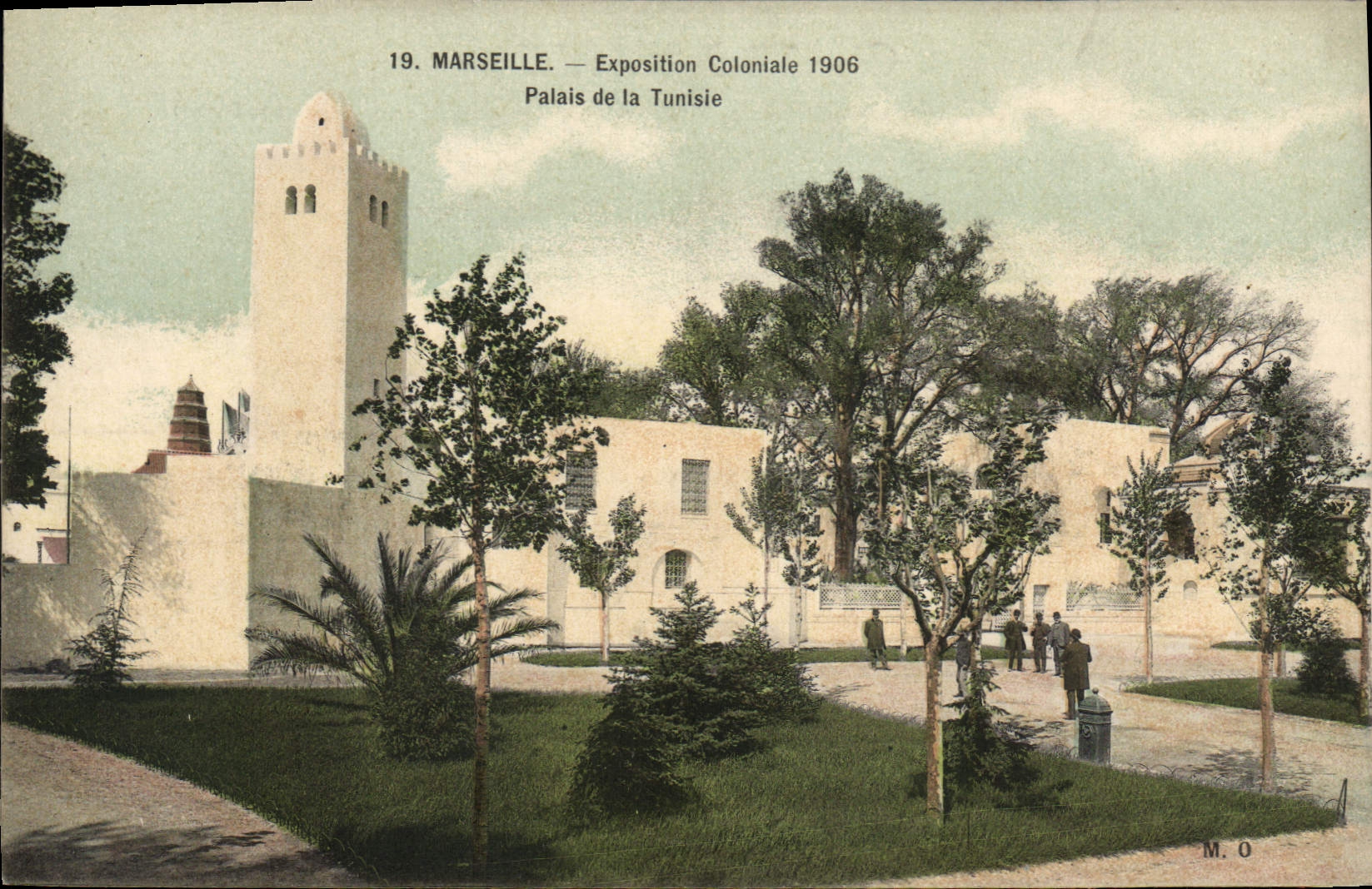 CPA Marseille Exposition Coloniale Palais De La Tunisie 1906