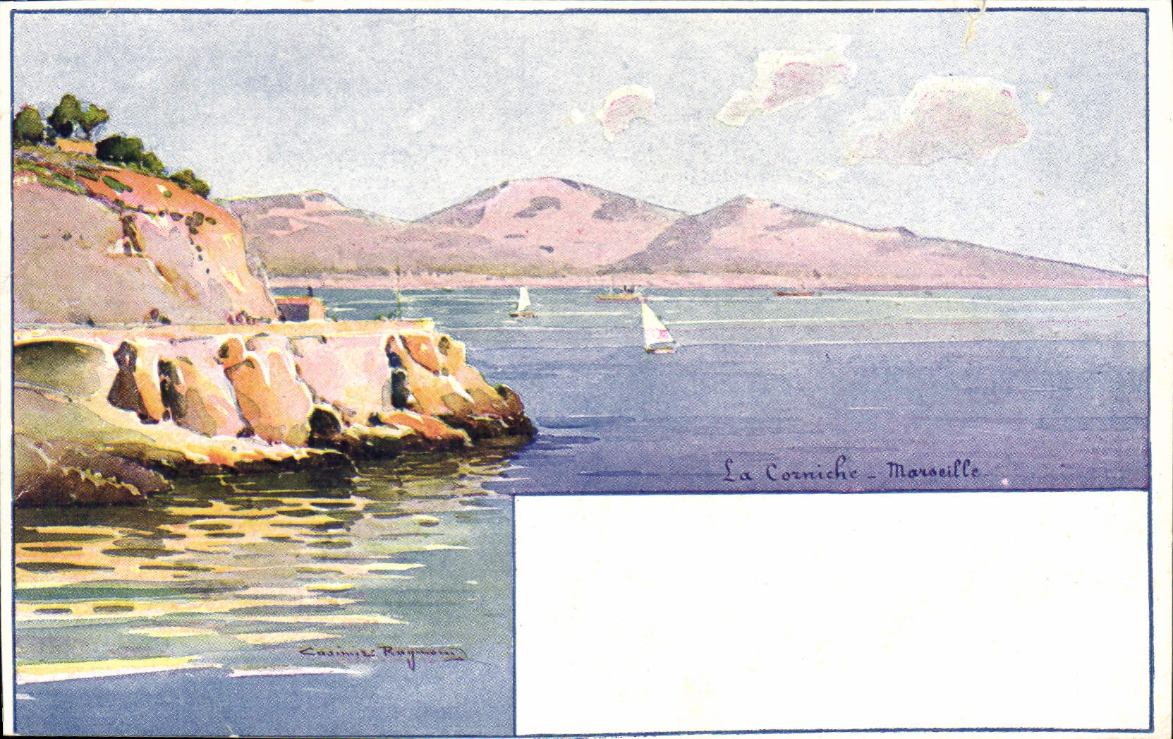 CPA Marseille La corniche