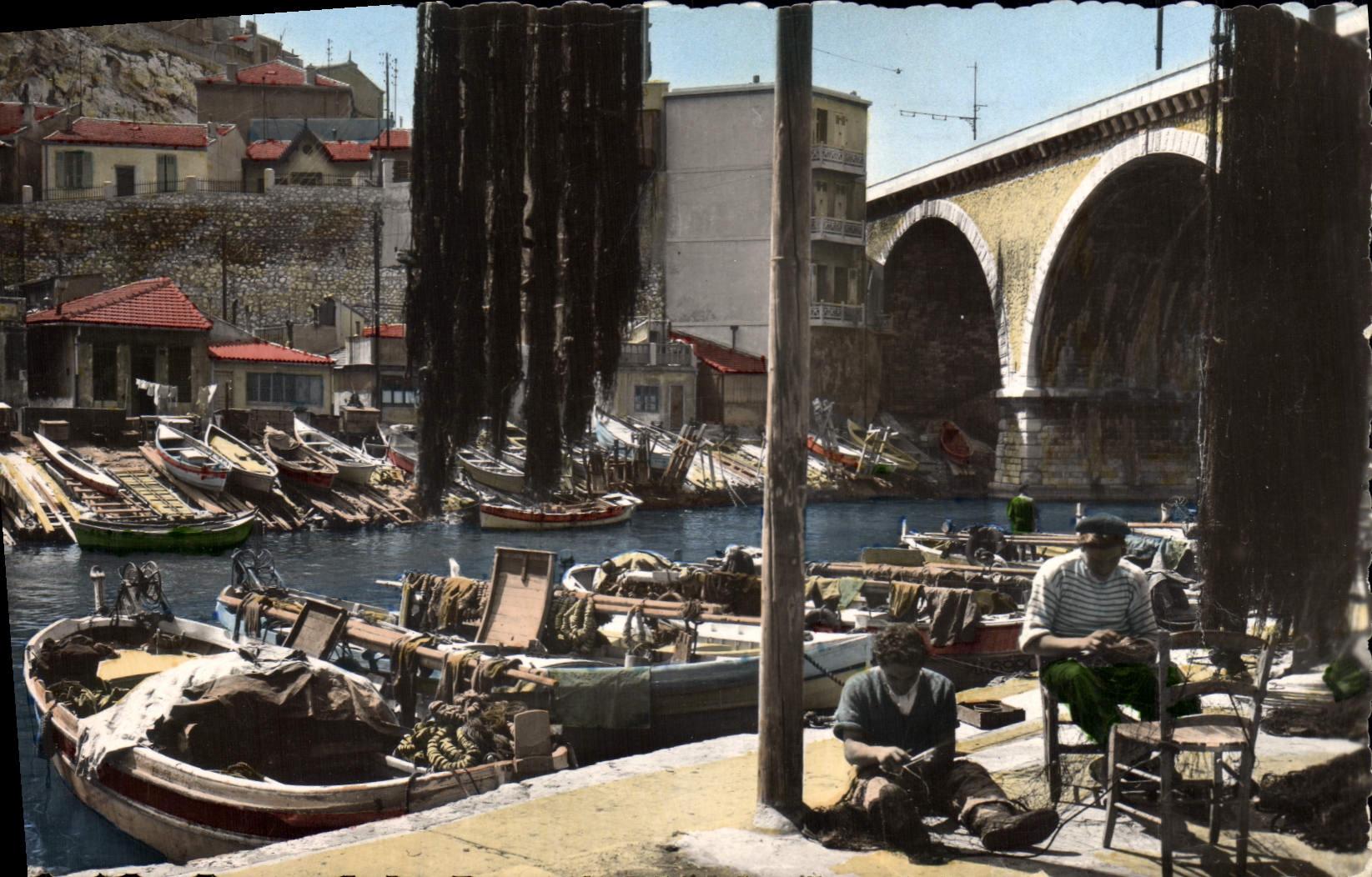 CPA Marseille Le Vallon Des Auffes Le Littoral