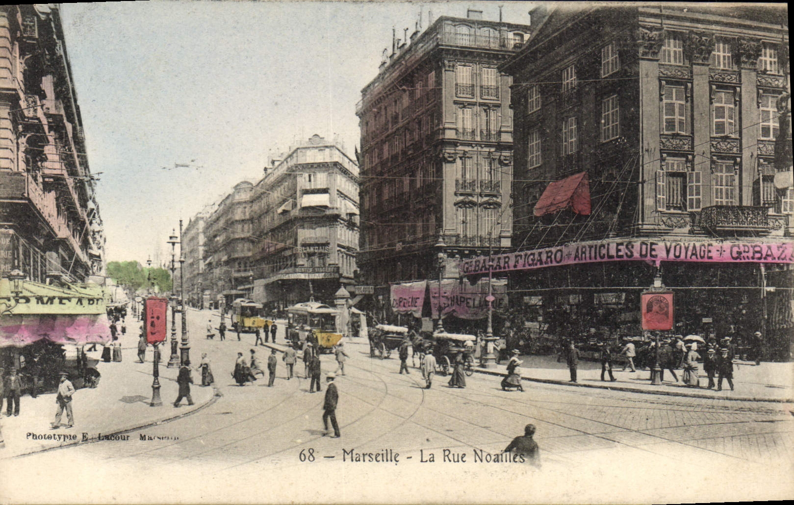 CPA Marseille La Rue Noailles