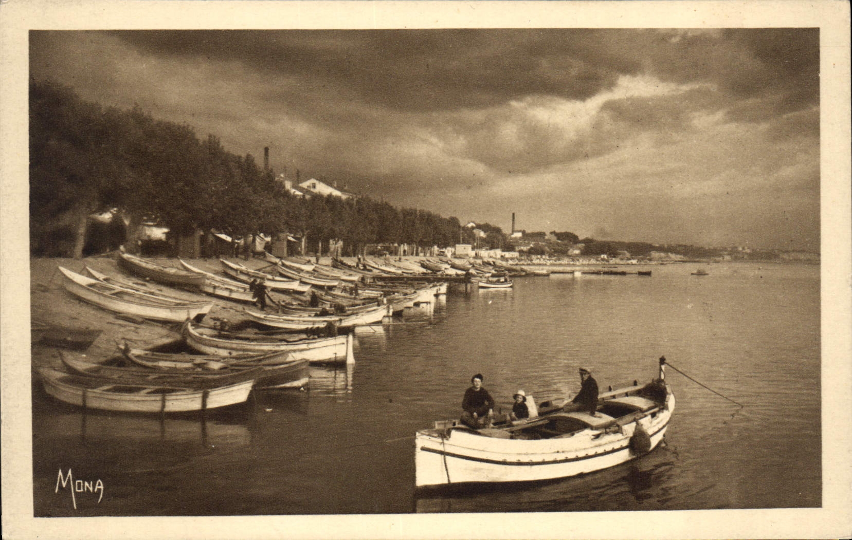 CPA Marseille L'Estaque Avant I'Orage L'Estaque
