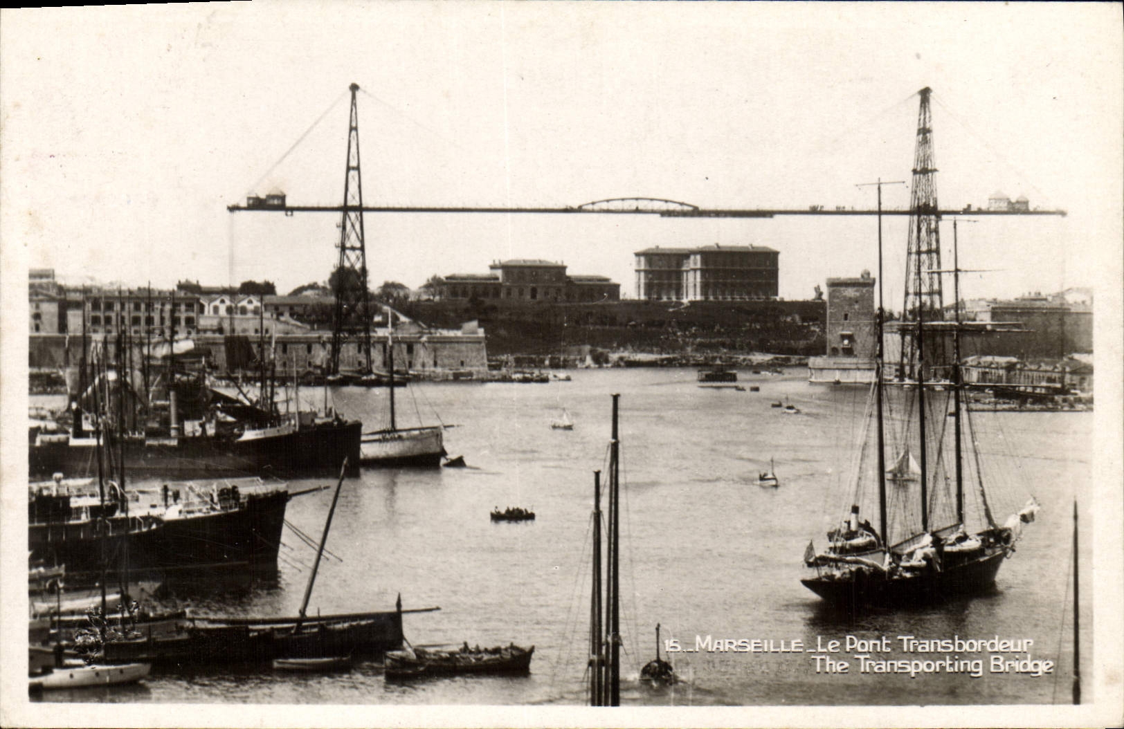 CPA Marseille Le Pont Transbordeur