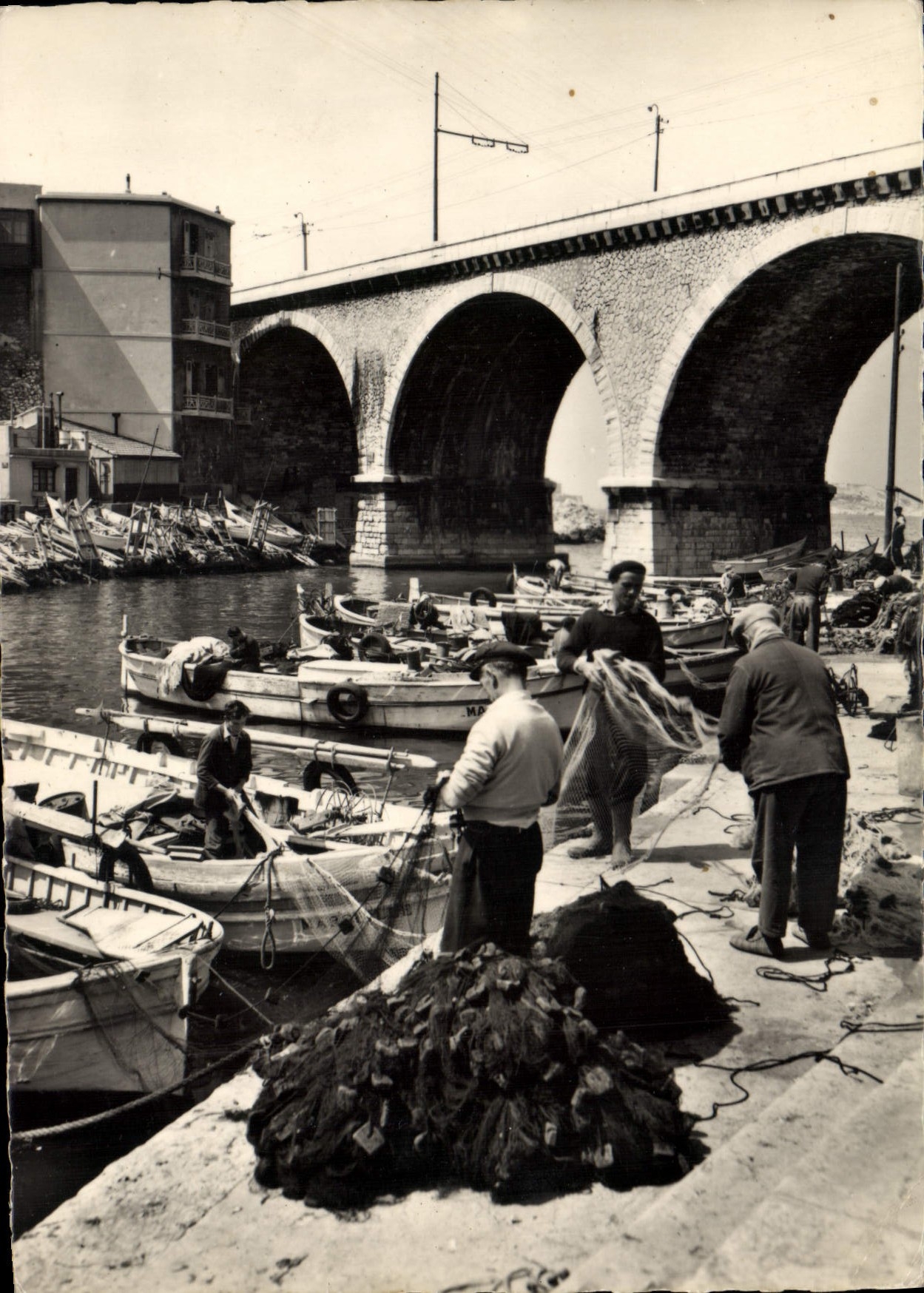 CPSM Marseille Le Vallon Des Auffes