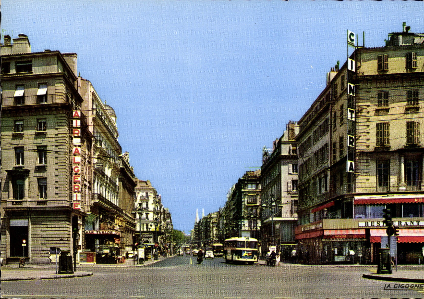 CPSM Marseille La Cannebiere Vue Du Quai Des Belges