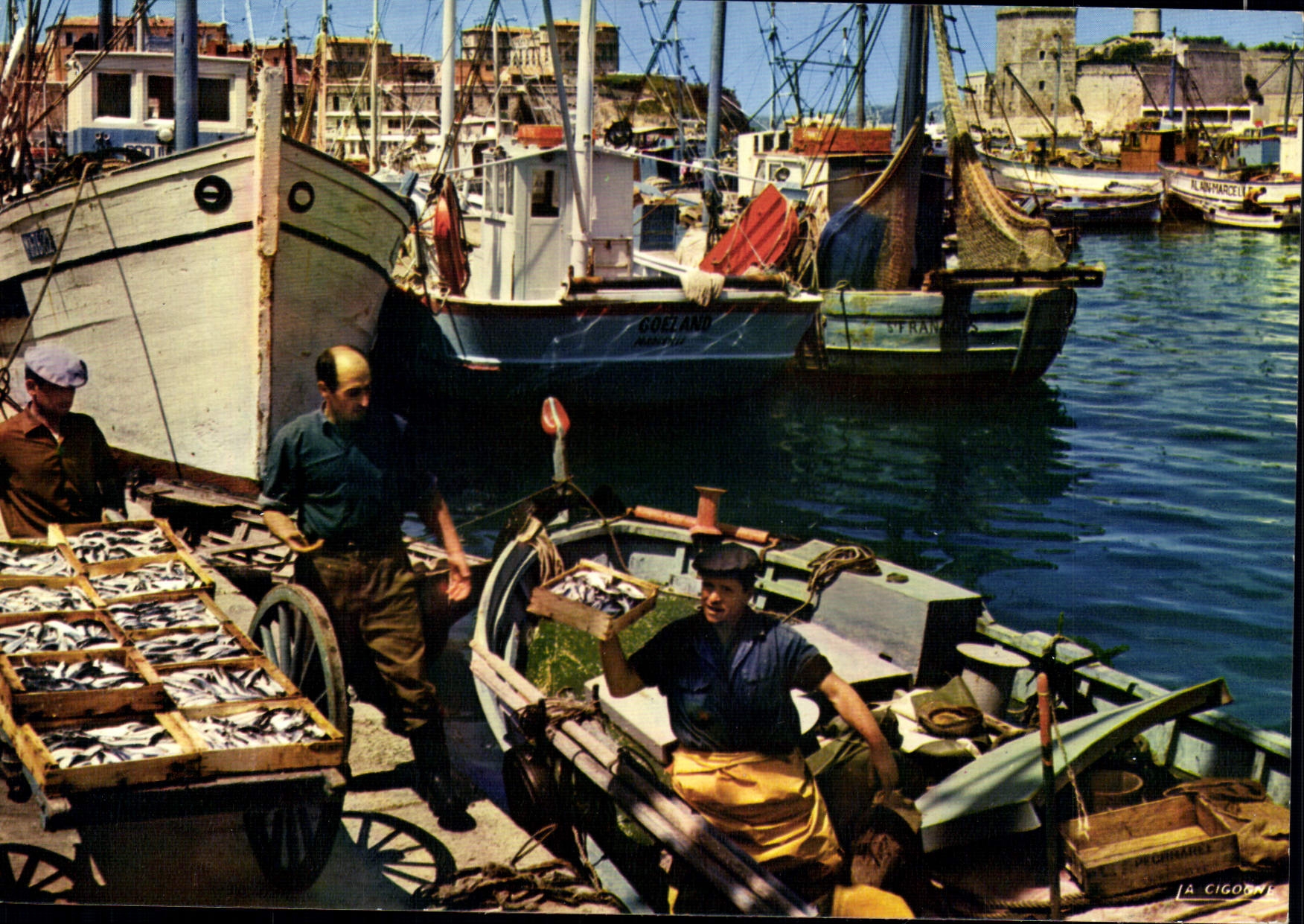 CPSM Marseille Le Vieux Port Retour De La Peche