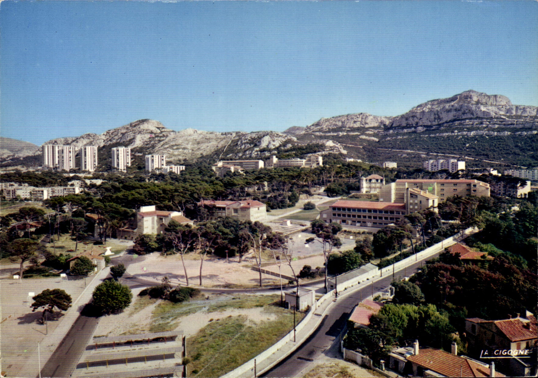 CPSM Marseille Lycee De Marseilleveyre