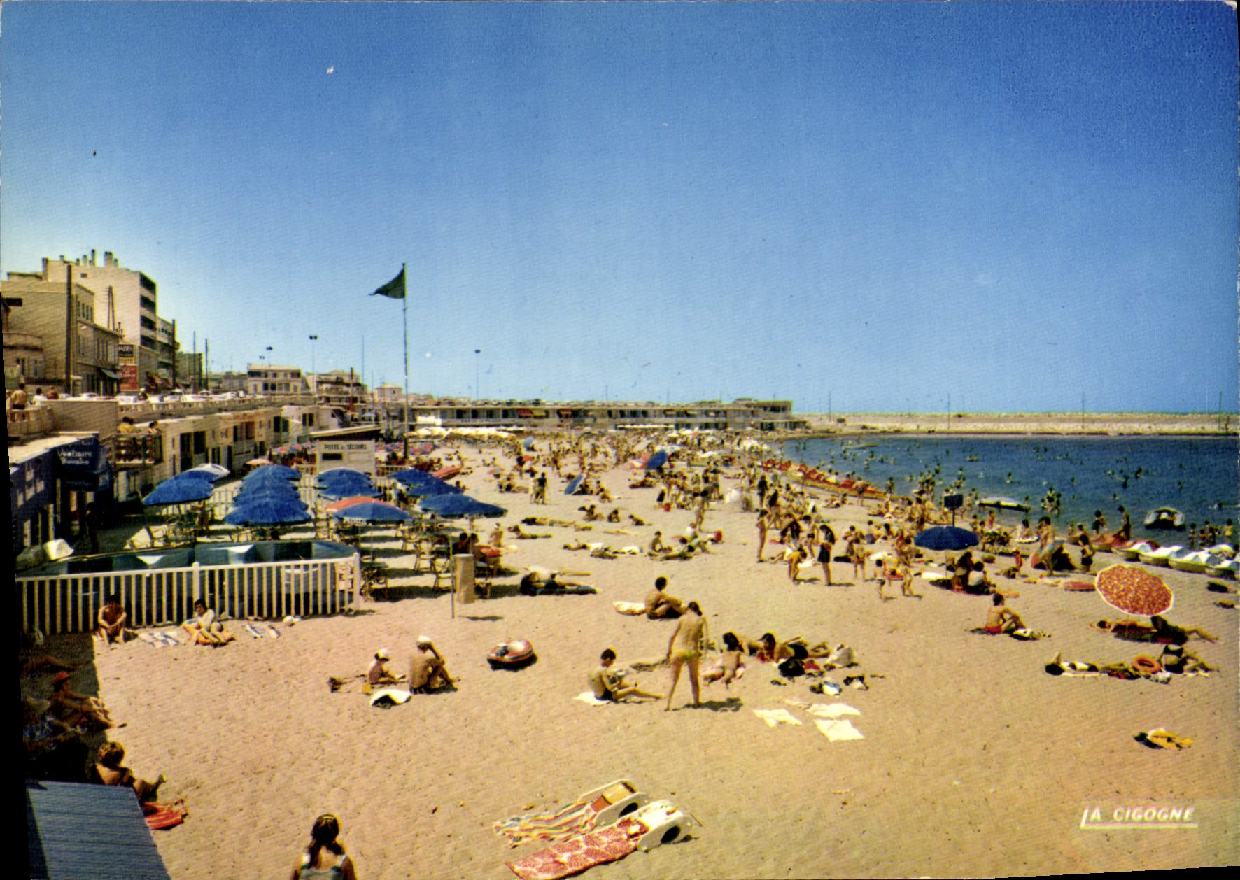 CPSM Marseille La Pointe Rouge La Plage