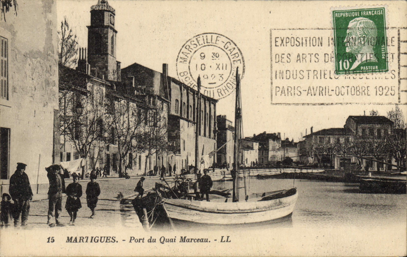 CPA Martigues Port Du Quai Marceau
