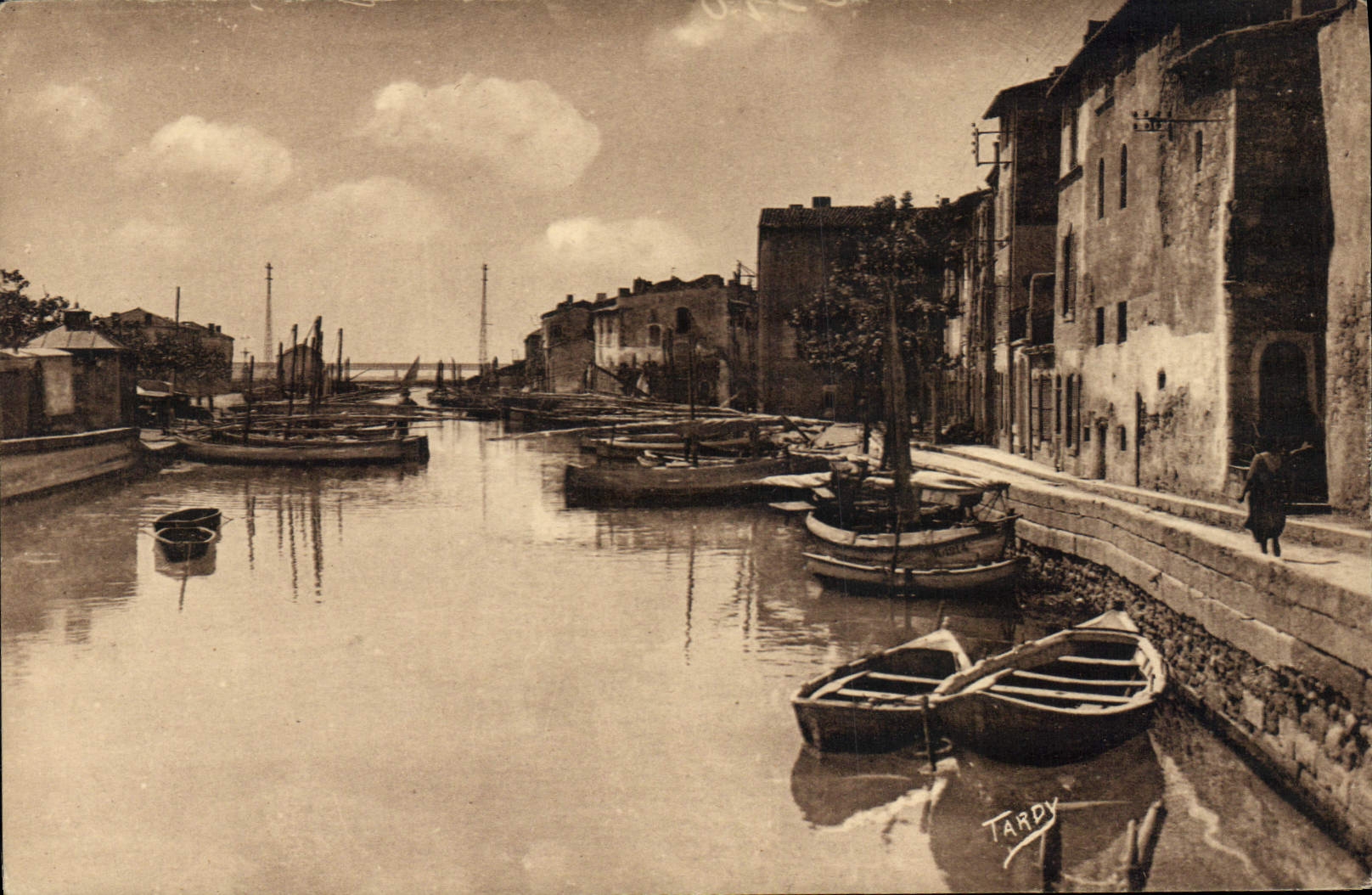 CPA Martigues Le Quai Marceau