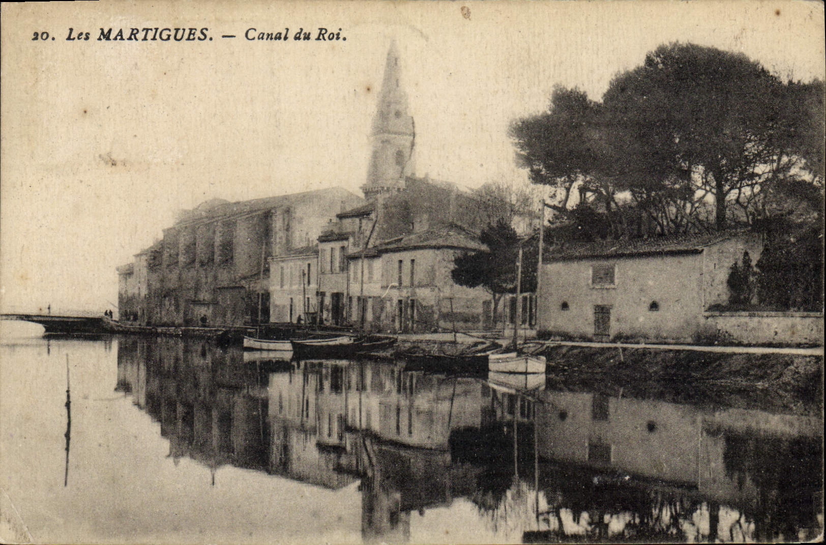 CPA Martigues Canal Du Roi