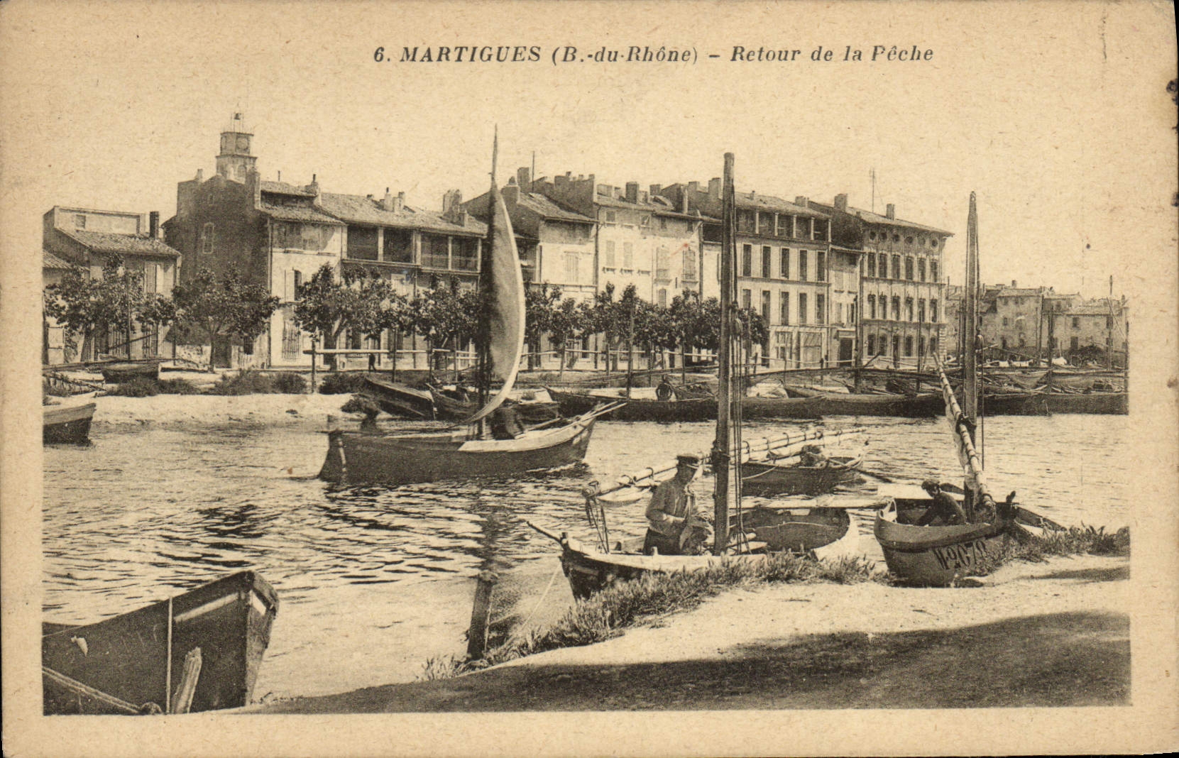 CPA Martigues Retour De La Peche