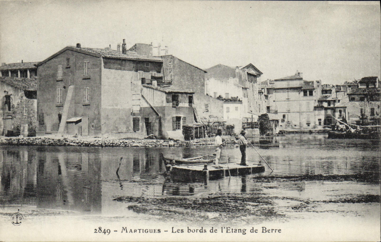 CPA Martigues Les Bords De I'Etang De Berre