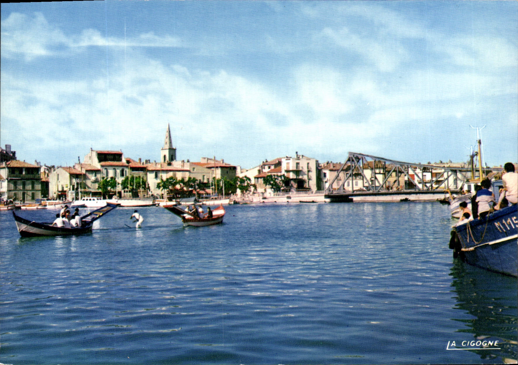 CPSM Martigues Joutes Provencales Sur Le Cahal