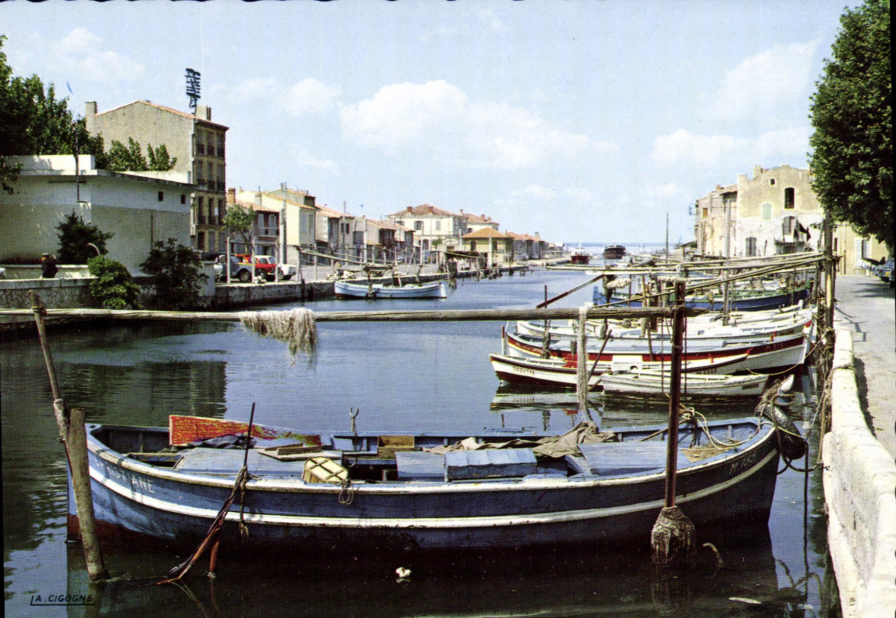 CPSM Martigues La Venise Provencale et ses bateaux de peche