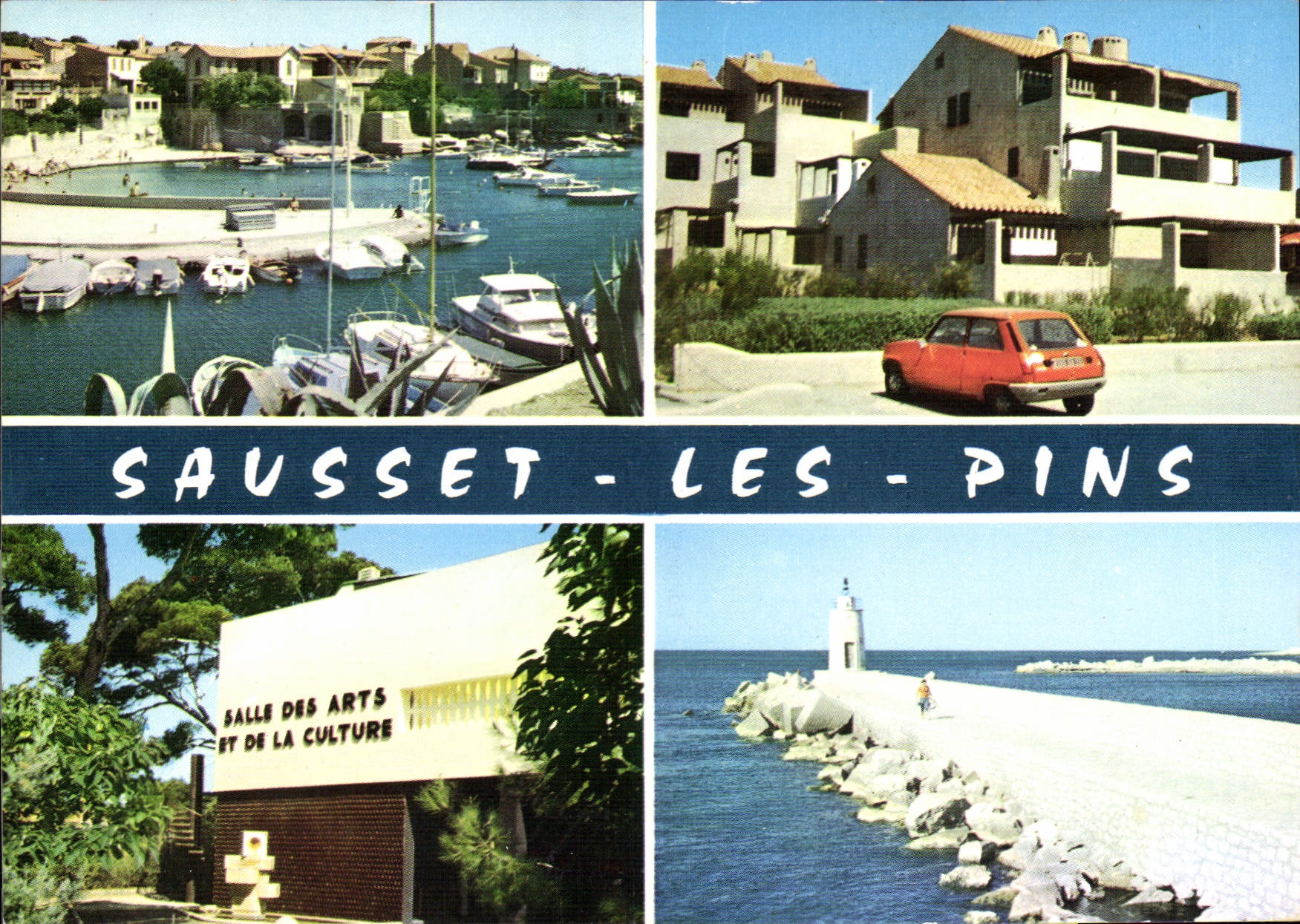 CPSM Sausset Les Pins Vue D'Ensemble Nouveaux Quartiers jetée phare