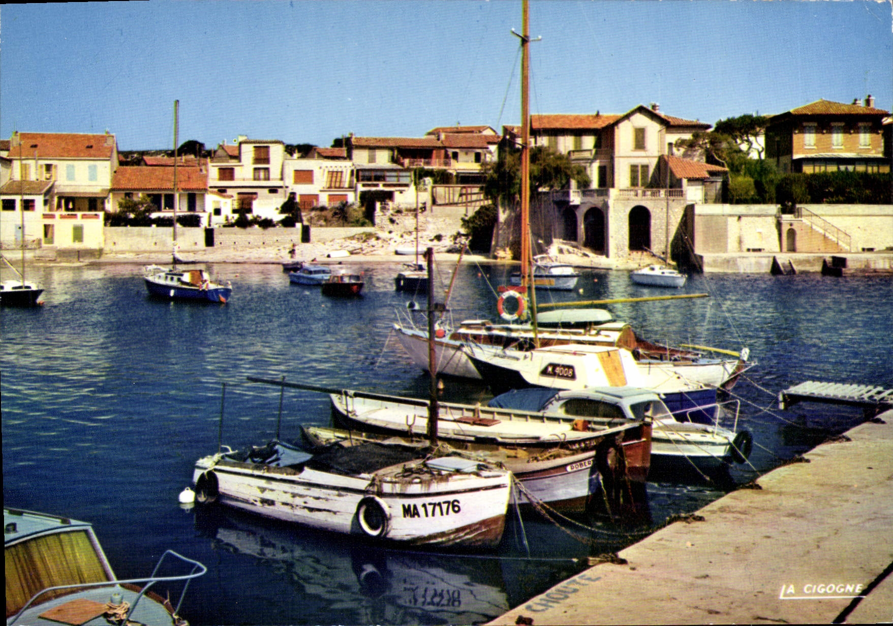 CPSM Sausset Les Pins Le Port