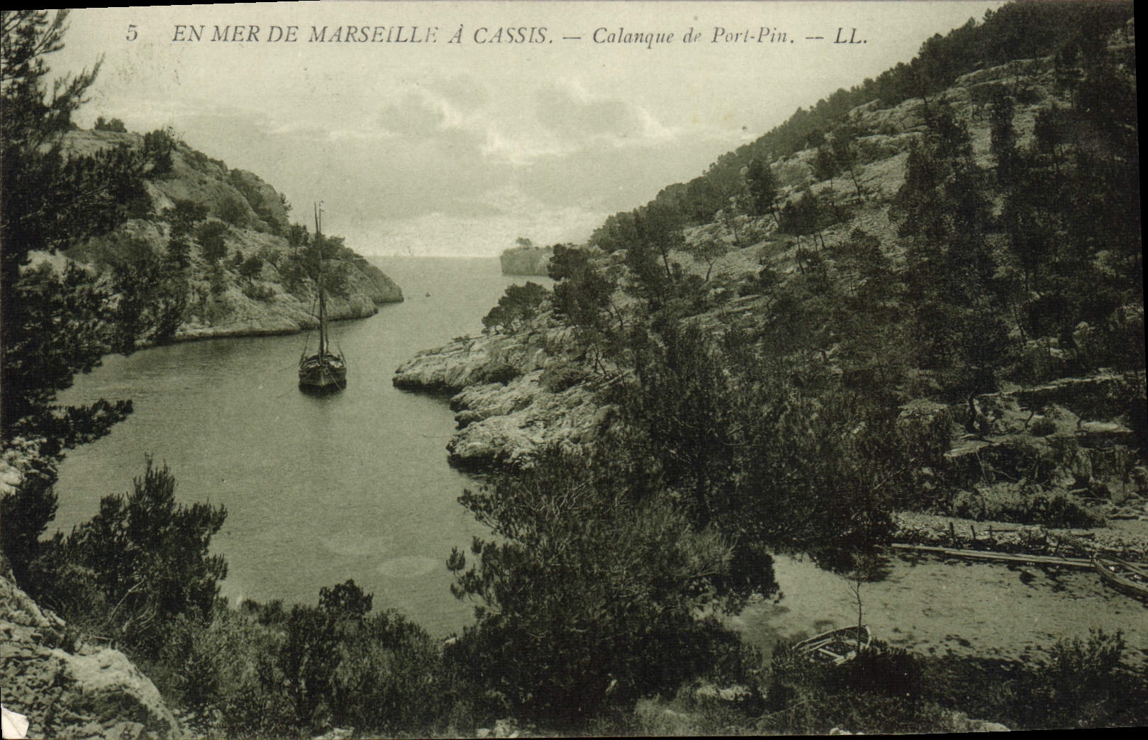 CPA Marseille A Cassis Calanque De Port Pin