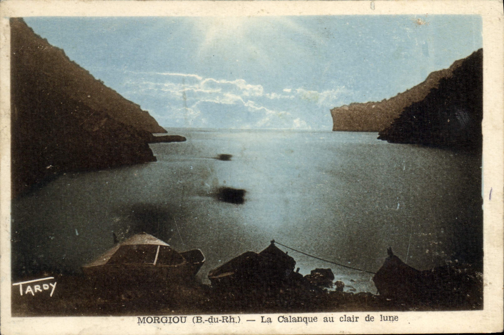 CPA Morgiou La Calanque Au Clair De June