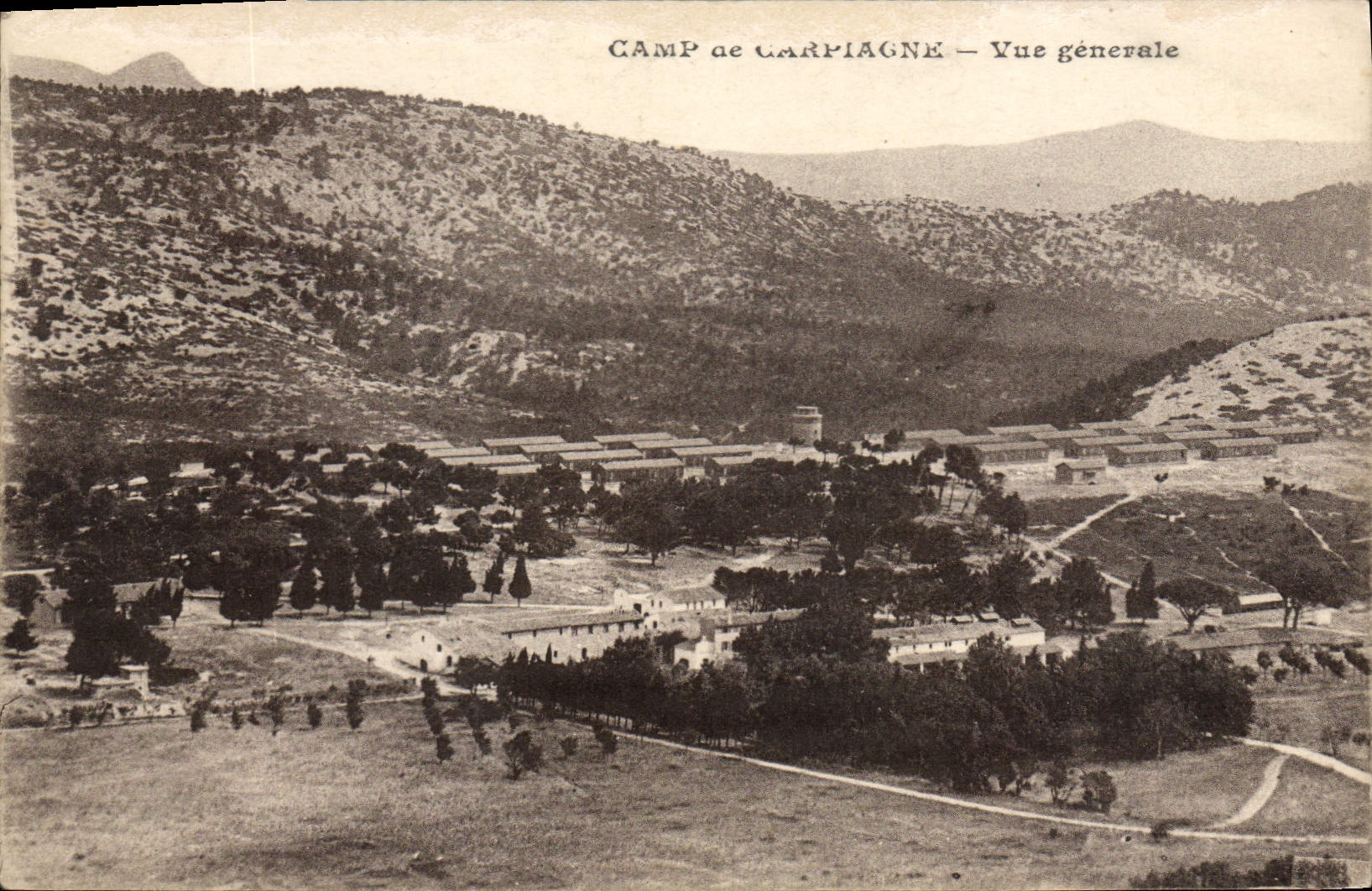 CPA Camp De Carpiagne Vue Generale