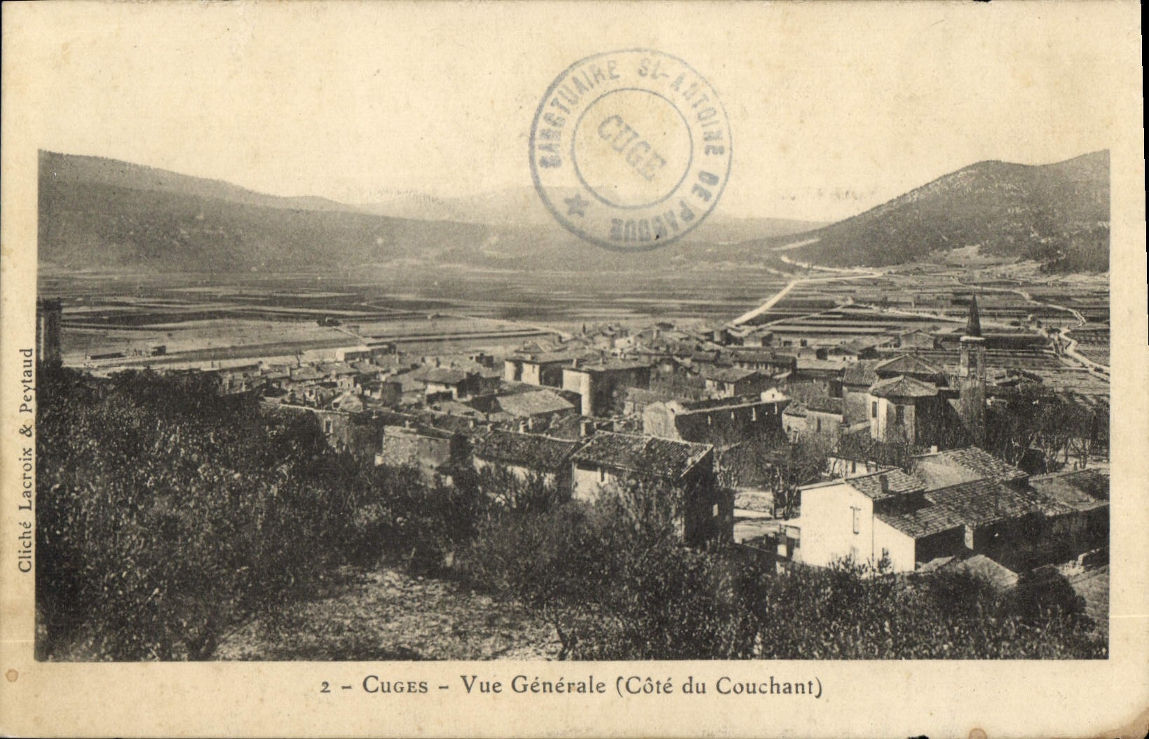 CPA Cuges Vue Generale