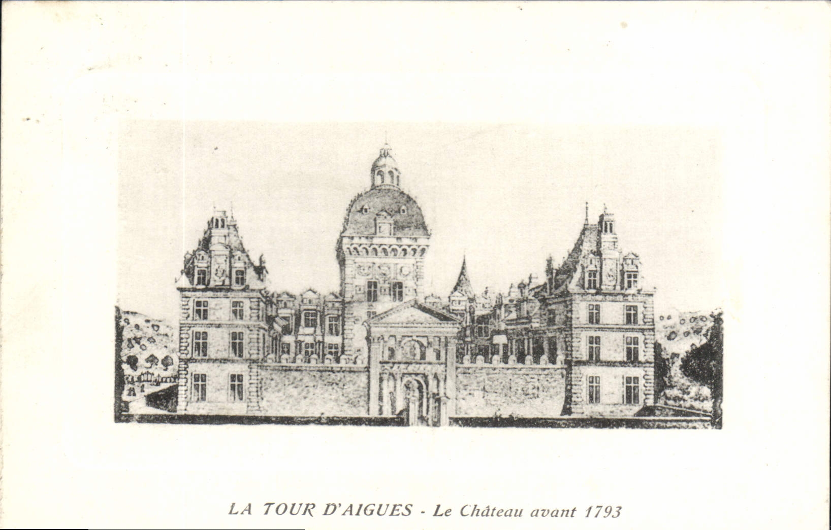 CPA La Tour D'Aigues Le Chateau Avant 1793