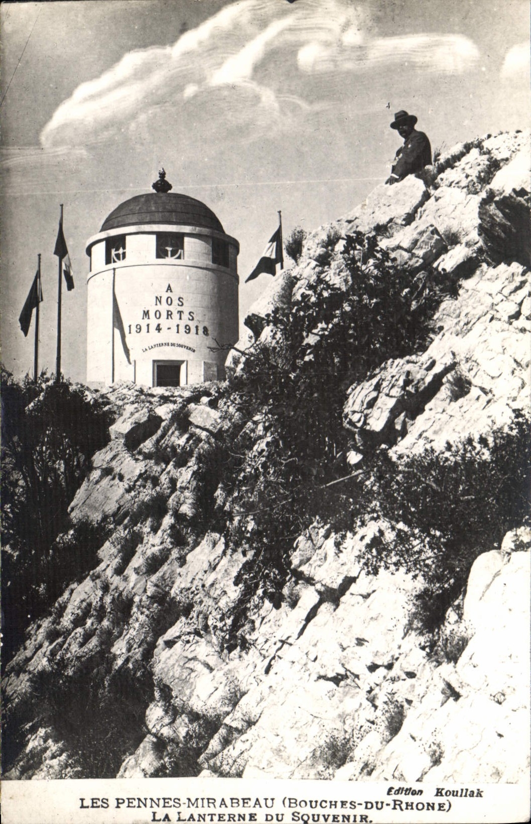 CPA Les Pennes Mirabeau La Lanterne Du Souvenir