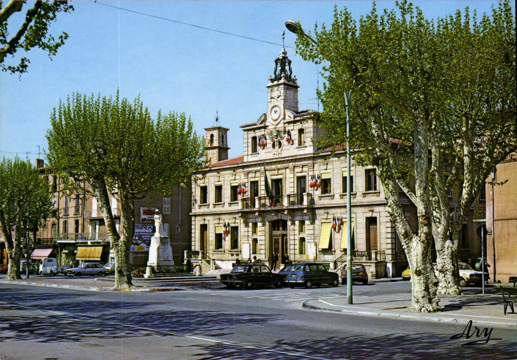 CPSM Gardanne La Mairie