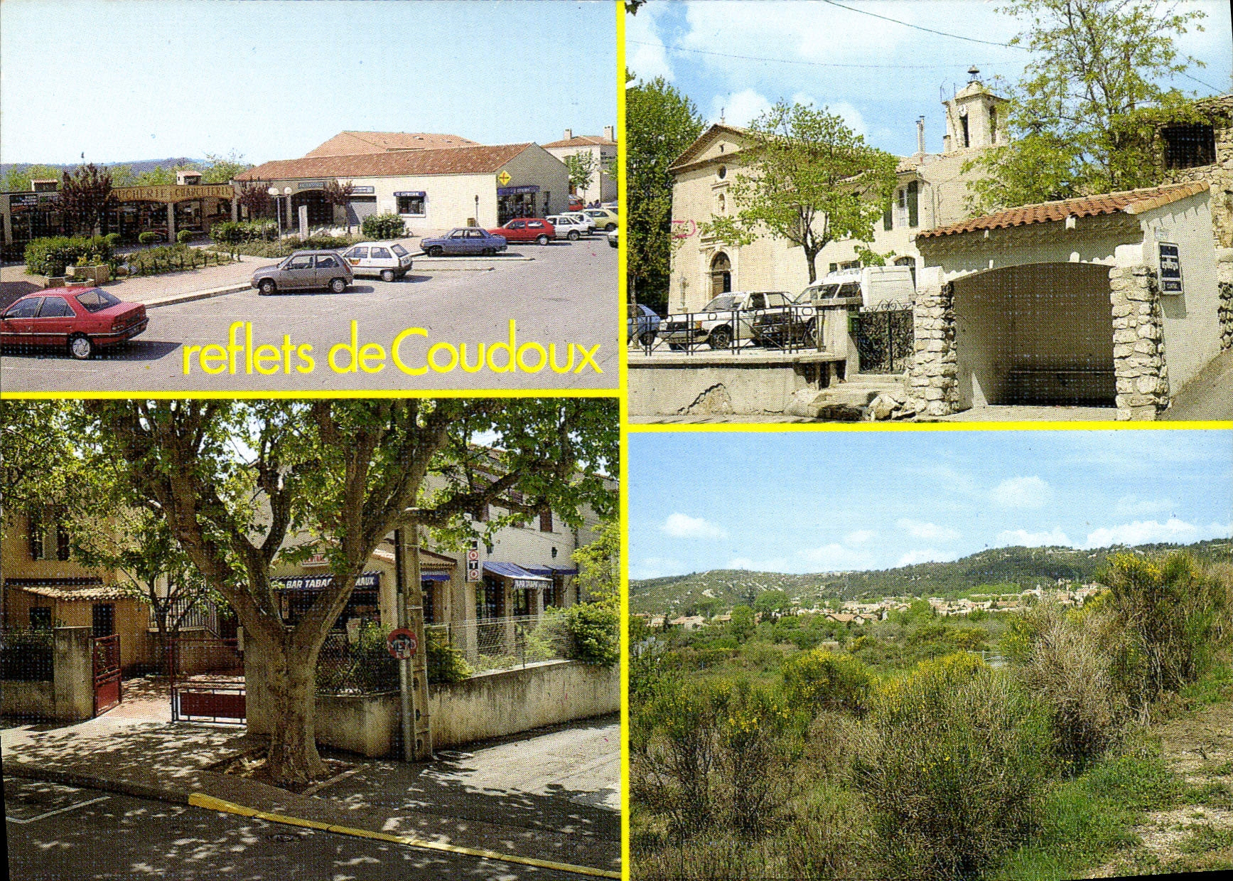 CPSM Coudoux Vues Diverses Du Village