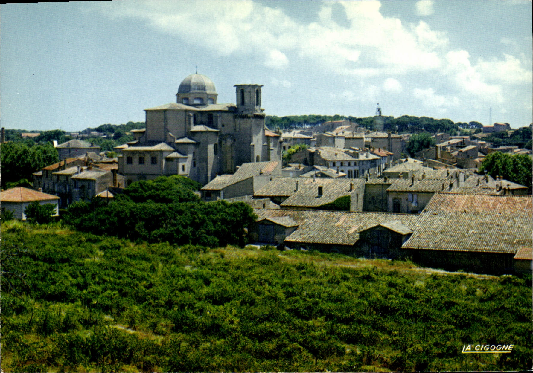 CPSM Lambesc Vue Generale