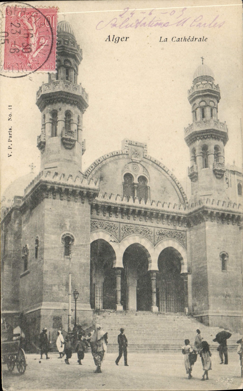 CPA Alger La Cathedrale