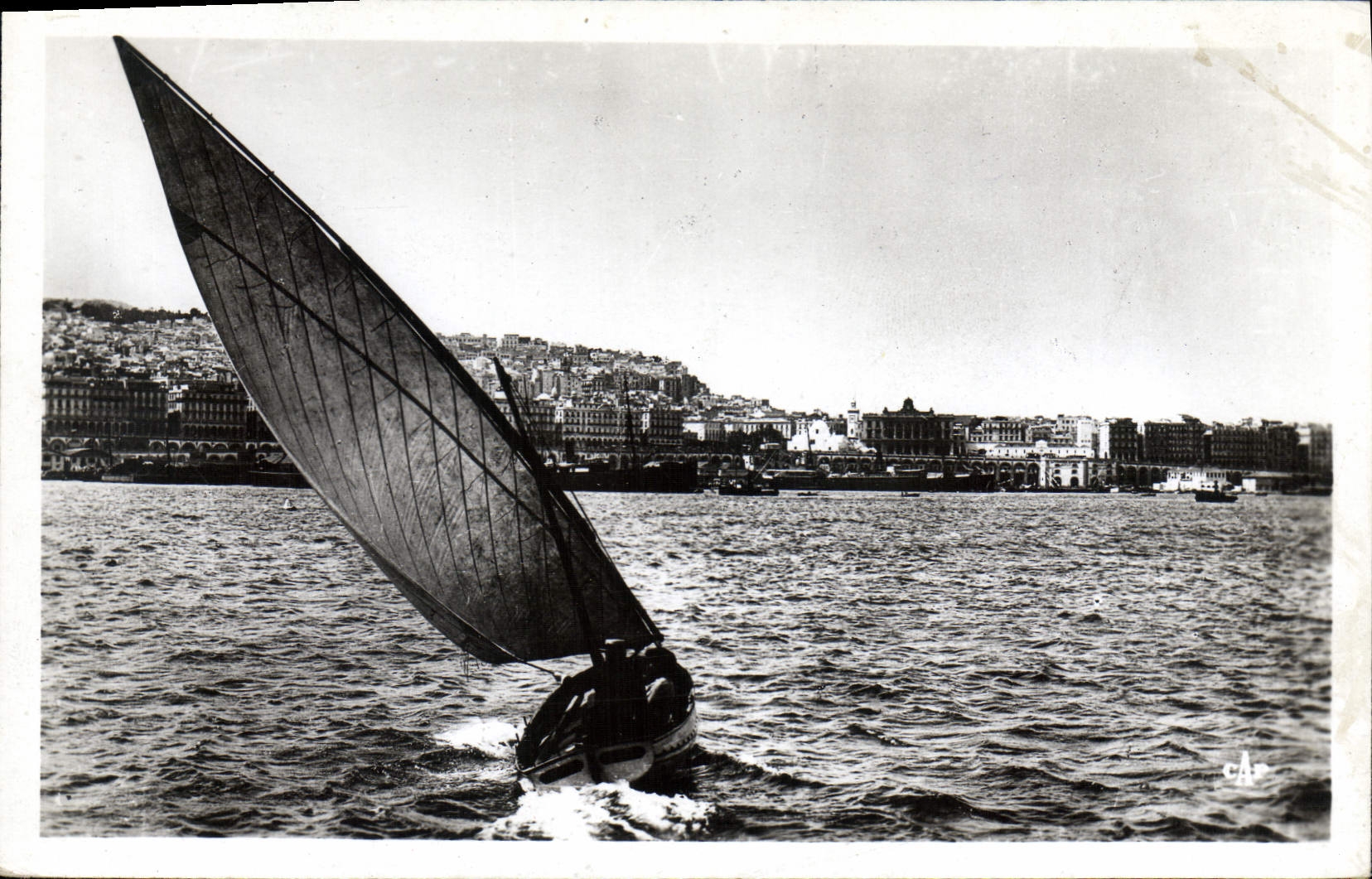 CPA Alger Vue Prise En Rade