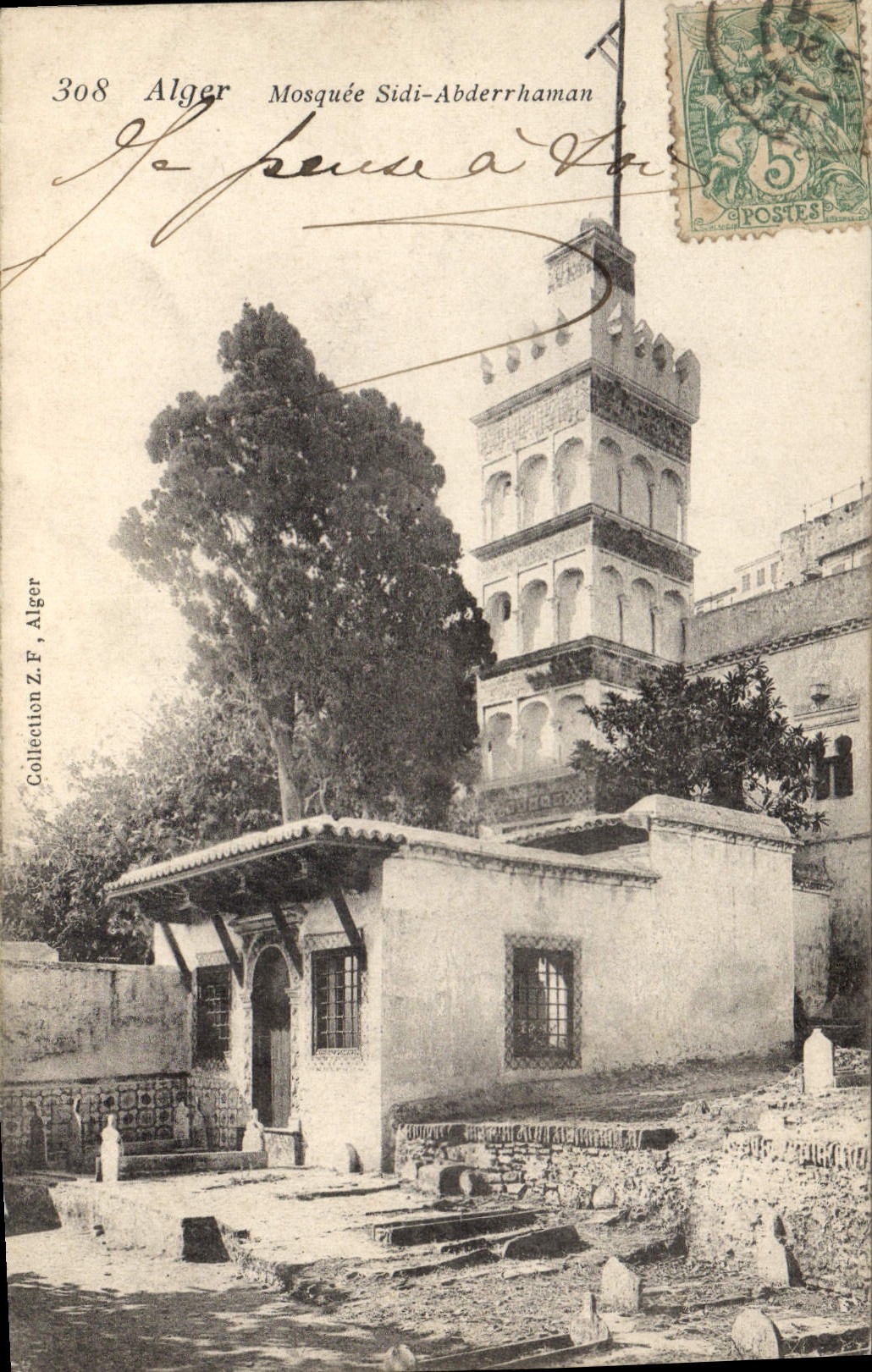 CPA Alger Mosquee Sidi Abderrhaman