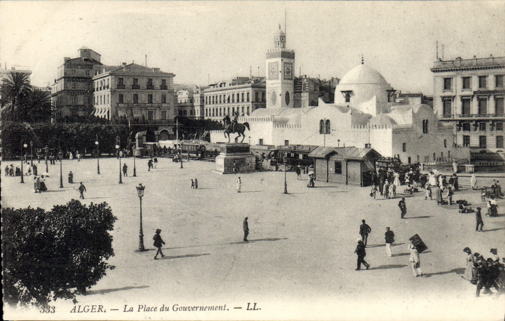 CPA Alger La Place Du Gouvernement