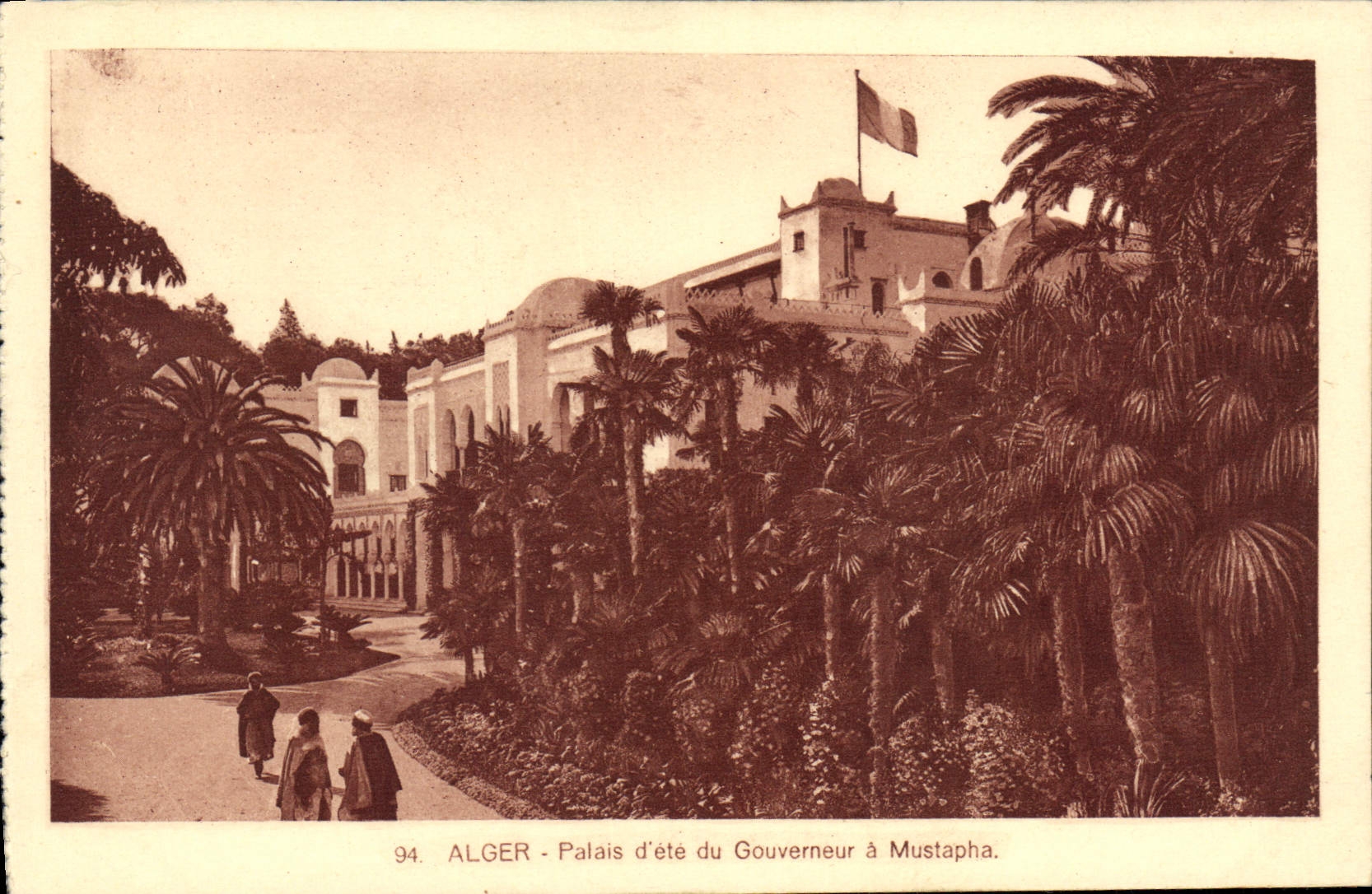 CPA Alger Palais D'Ete Du Gouverneur Mustapha