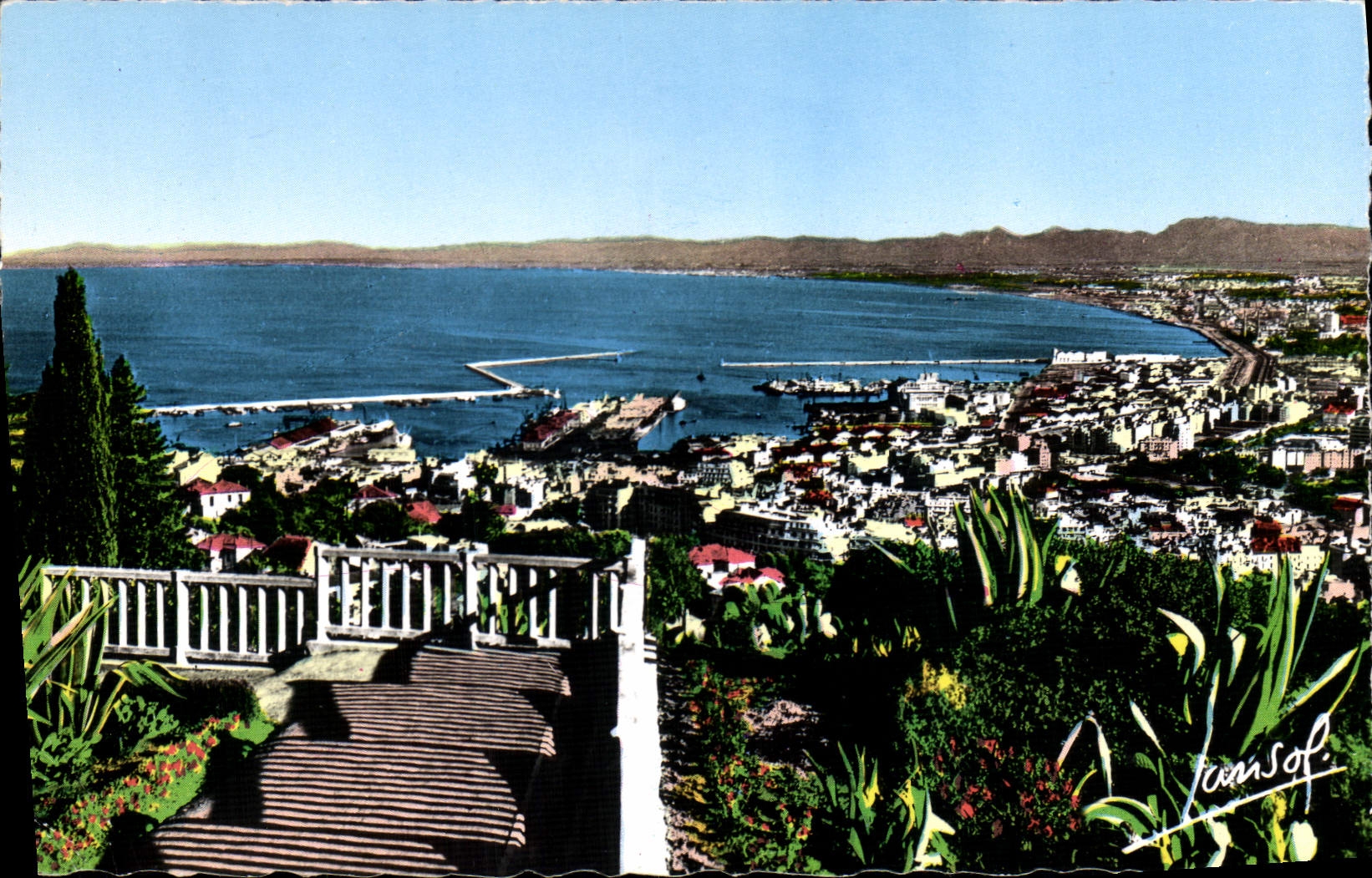 CPA Alger Baie Vue Du Balcon St Raphael