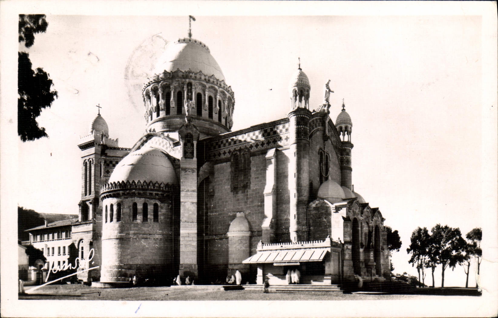 CPA Alger Basilique De Notre Dame D'Afrique